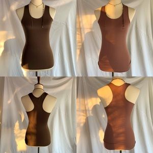 Basic Tank top 2 set🤎 Tan and Mauve